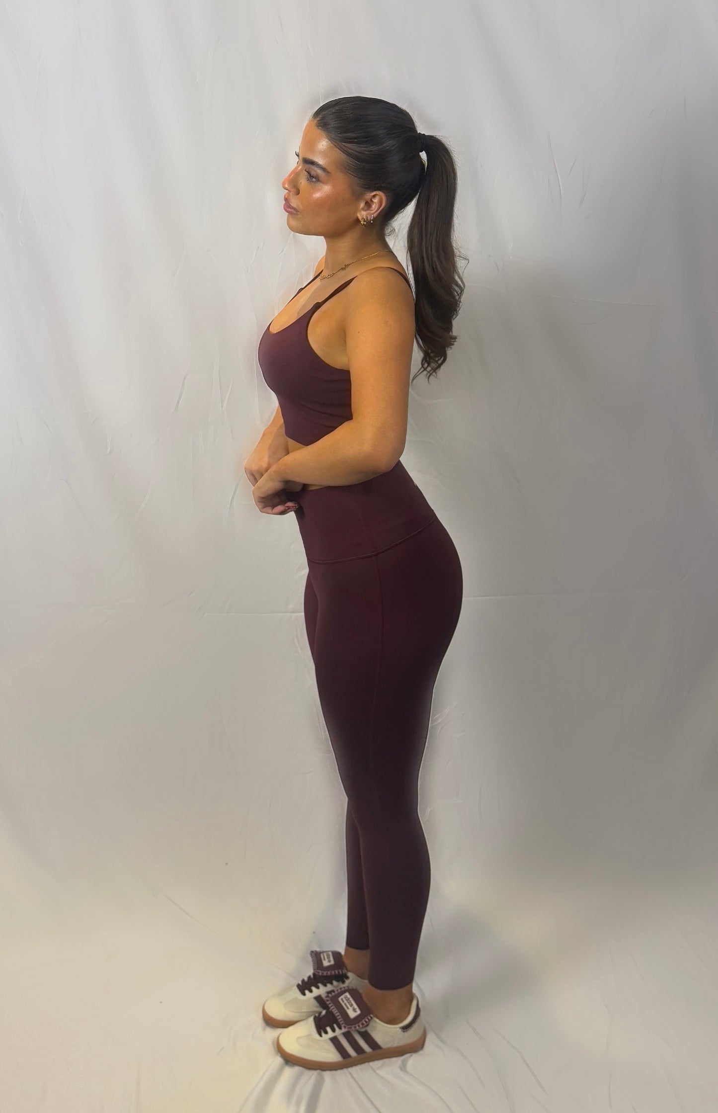 ‘BURGUNDY’ leggings