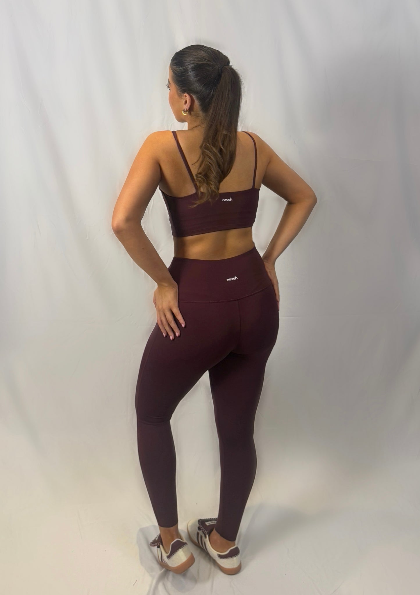 ‘BURGUNDY’ leggings